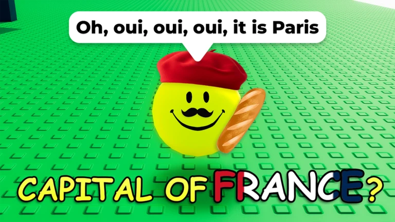 Verity Companion AI chat — answering “Capital of France?” in character